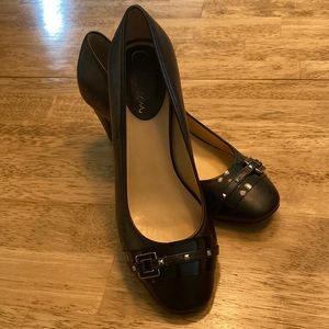 Lovely Cole Haan Nike Air wooden stacked heels